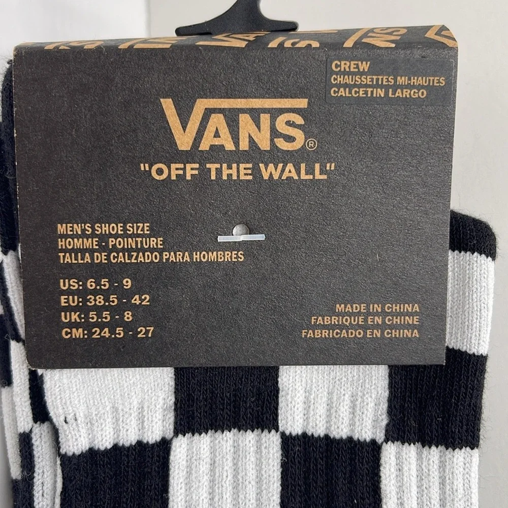 VANS "Off The Wall" socks Checkerboard 
New - Picture 3 of 16